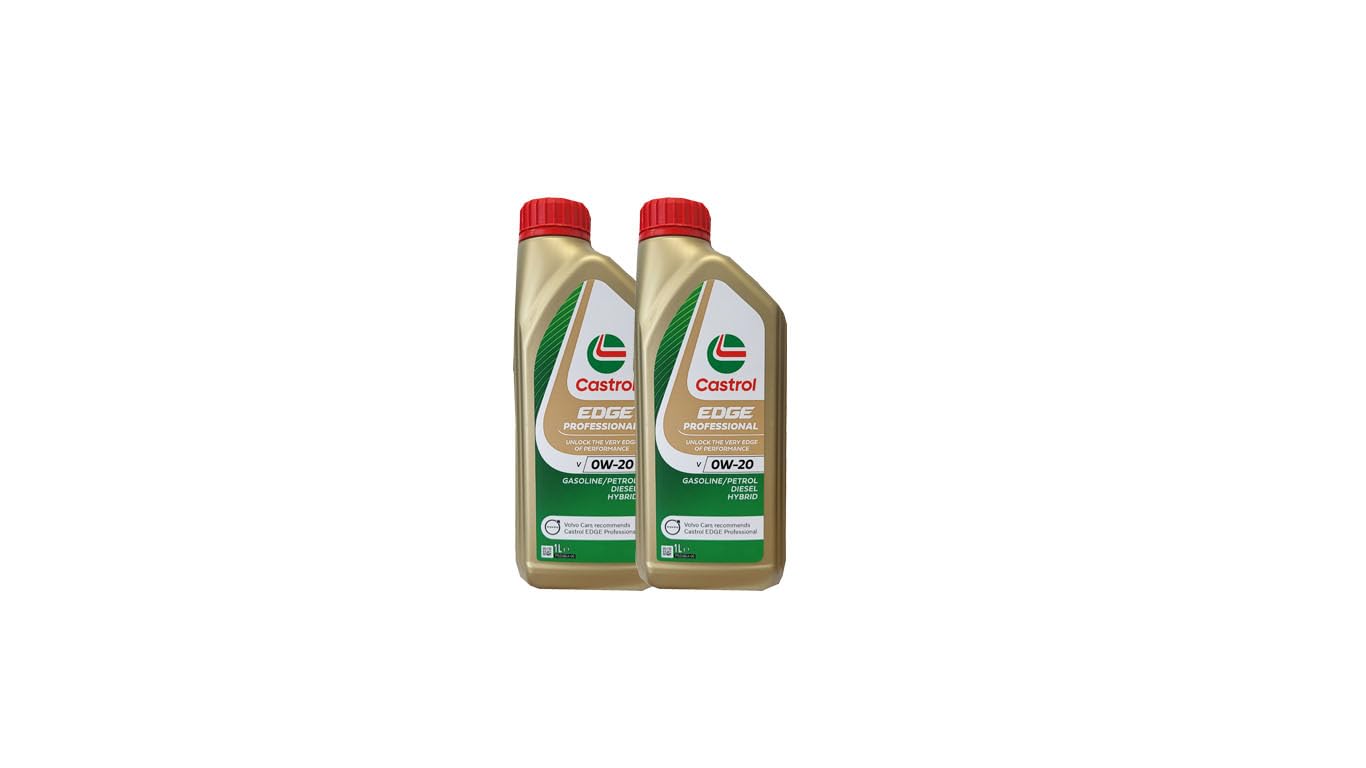 2 Liter CASTROL Edge Motoröl Öl TITANIUM 0W20 V ACEA C5 für VOLVO VCC RBS0-2AE 2 Liter CASTROL Edge Motoröl Öl TITANIUM 0W20 V ACEA C5 für VOLVO VCC RBS0-2AE von Castrol