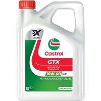 CASTROL Motoröl Castrol GTX 10W-40 A3/B4 Inhalt: 4l, Teilsynthetiköl 15F8FD von Castrol