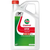 CASTROL Motoröl Castrol GTX 15W-40 A3/B3 Inhalt: 5l, Mineralöl 15F629 von Castrol