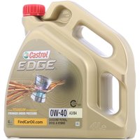 CASTROL Motoröl Castrol EDGE 0W-40 A3/B4 Inhalt: 4l, Synthetiköl 15338F von Castrol