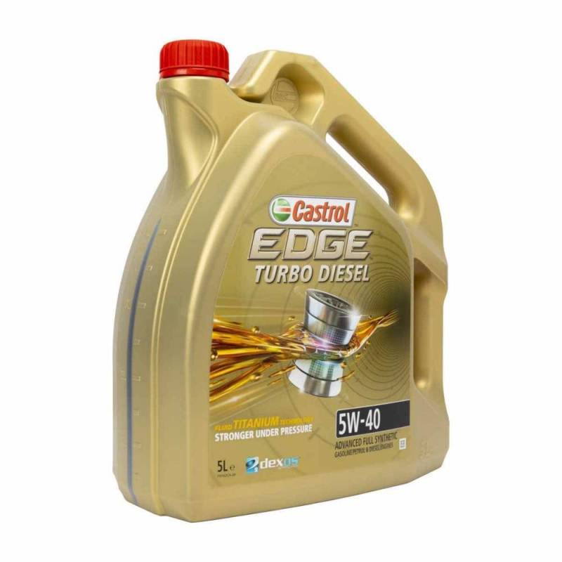 Castrol 154F59 Edge Turbo Diesel 5W40 Schmierstoff, 5L von Castrol