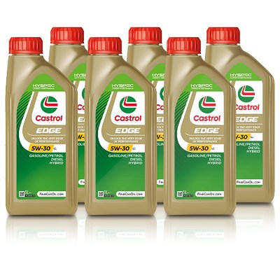 Castrol 6x 1 L EDGE 5W-30 LL [Hersteller-Nr. 15665F] von Castrol