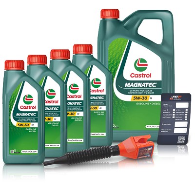 Castrol 9 L Magnatec 5W-30 C2+Anhänger+ Castrol 9 L Magnatec 5W-30 C2+Anhänger+ von Castrol