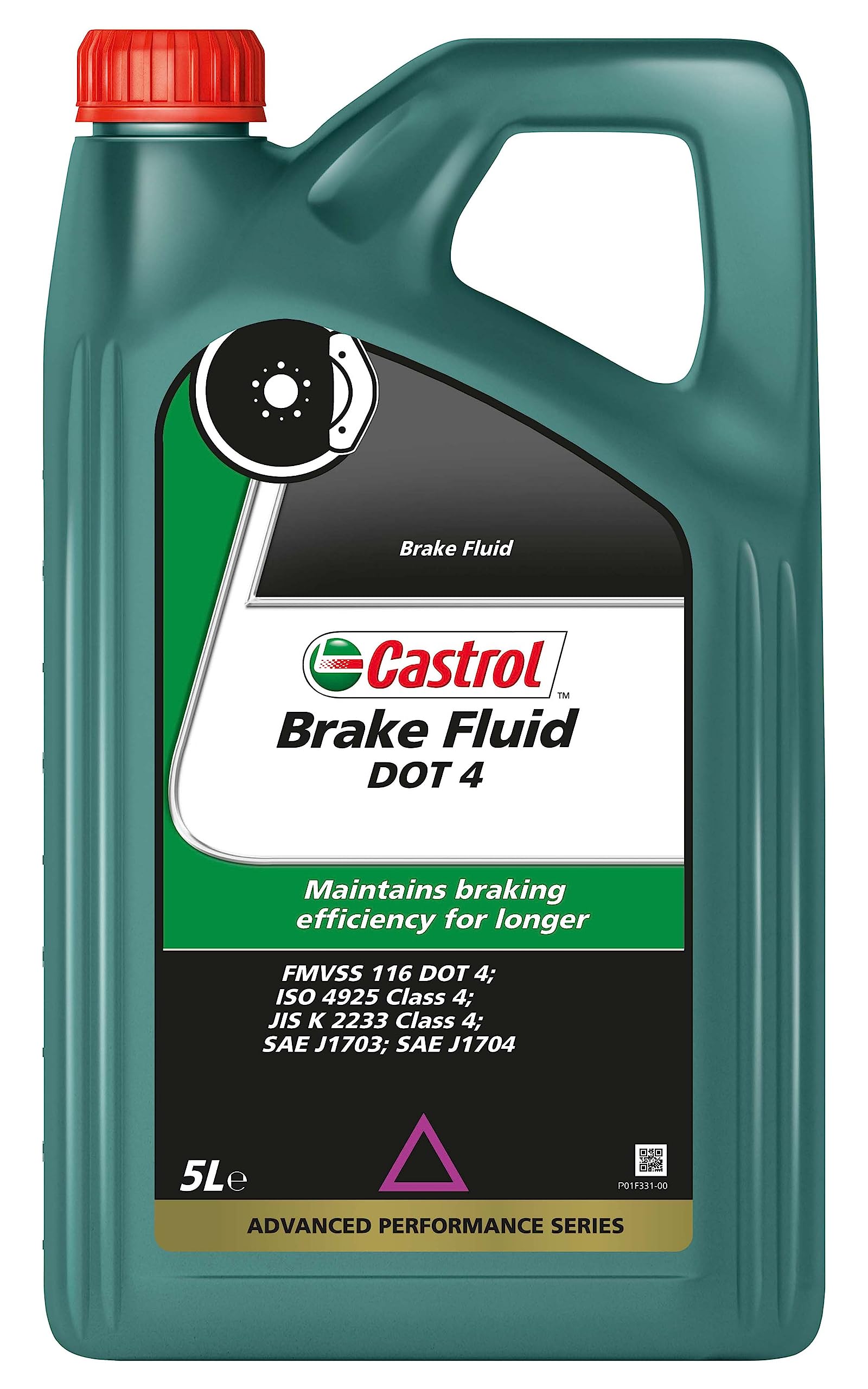 Castrol Brake Fluid DOT 4 Bremsflüssigkeit, 5L Castrol Brake Fluid DOT 4 Bremsflüssigkeit, 5L von Castrol