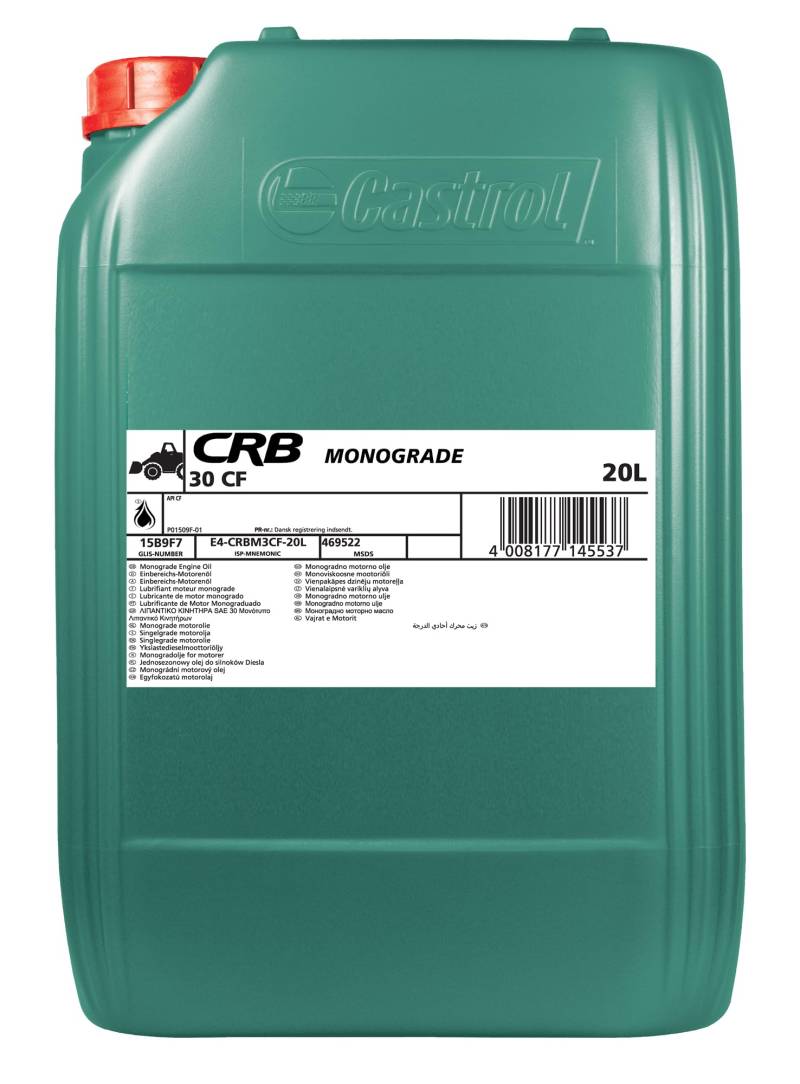 Castrol CRB Monograde 30 CF Motoröl, 20L von Castrol
