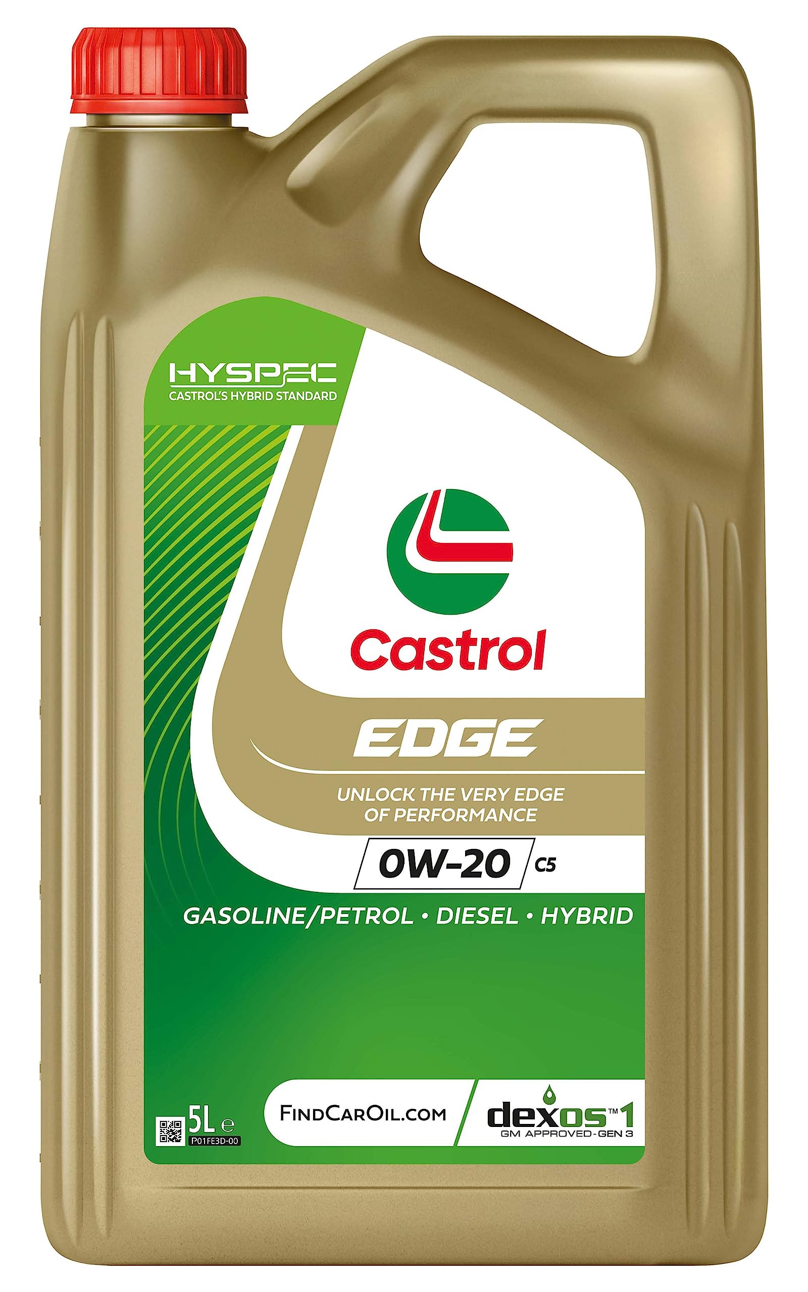 Castrol EDGE 0W-20 C5 Motoröl, 5L Castrol EDGE 0W-20 C5 Motoröl, 5L von Castrol