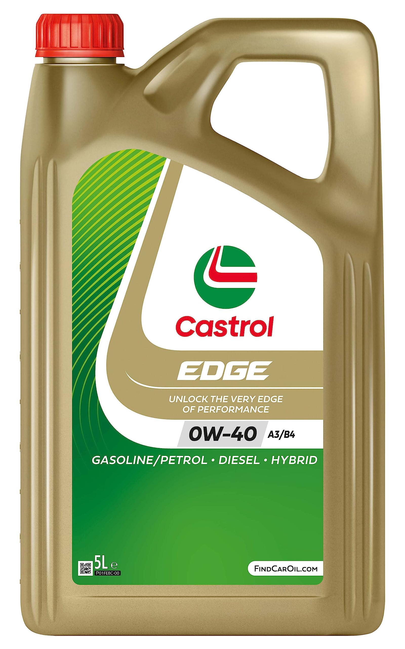 Castrol EDGE 0W-40 A3/B4 Motoröl, 5L von Castrol