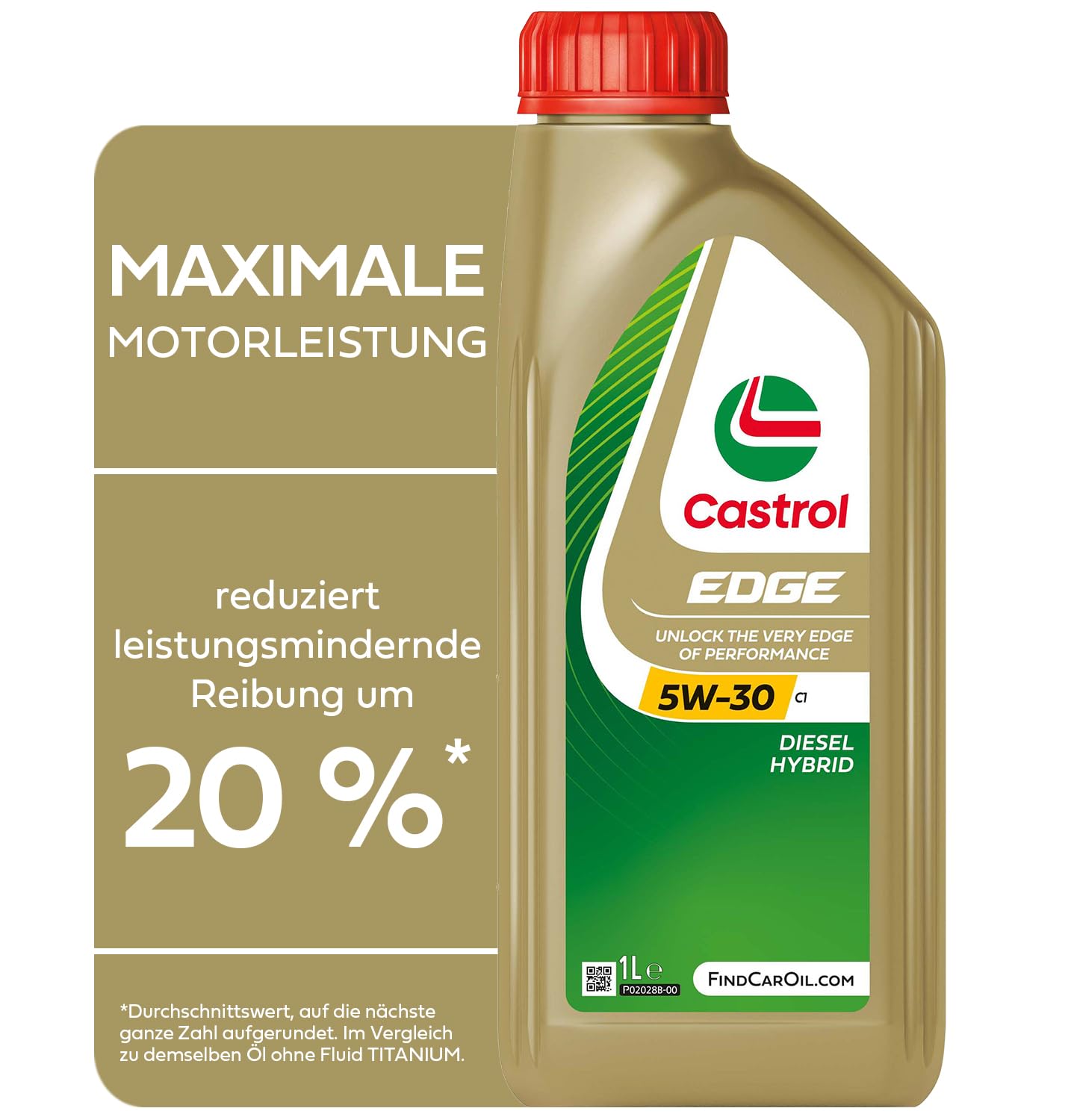 Castrol EDGE 5W-30 C1 Motoröl, 1L von Castrol