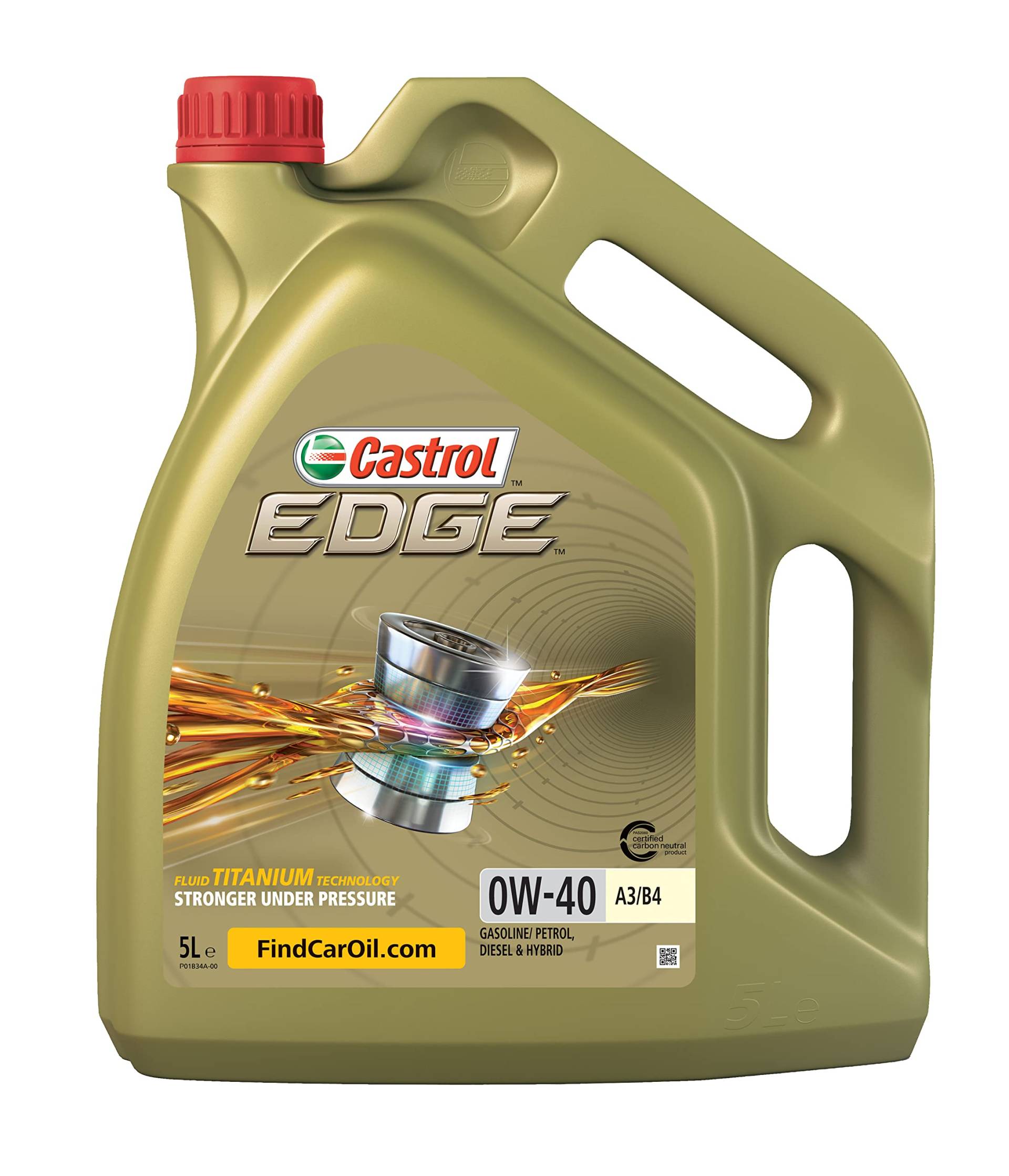 Castrol EDGE 0W-40 A3/B4, 5 Liter von Castrol