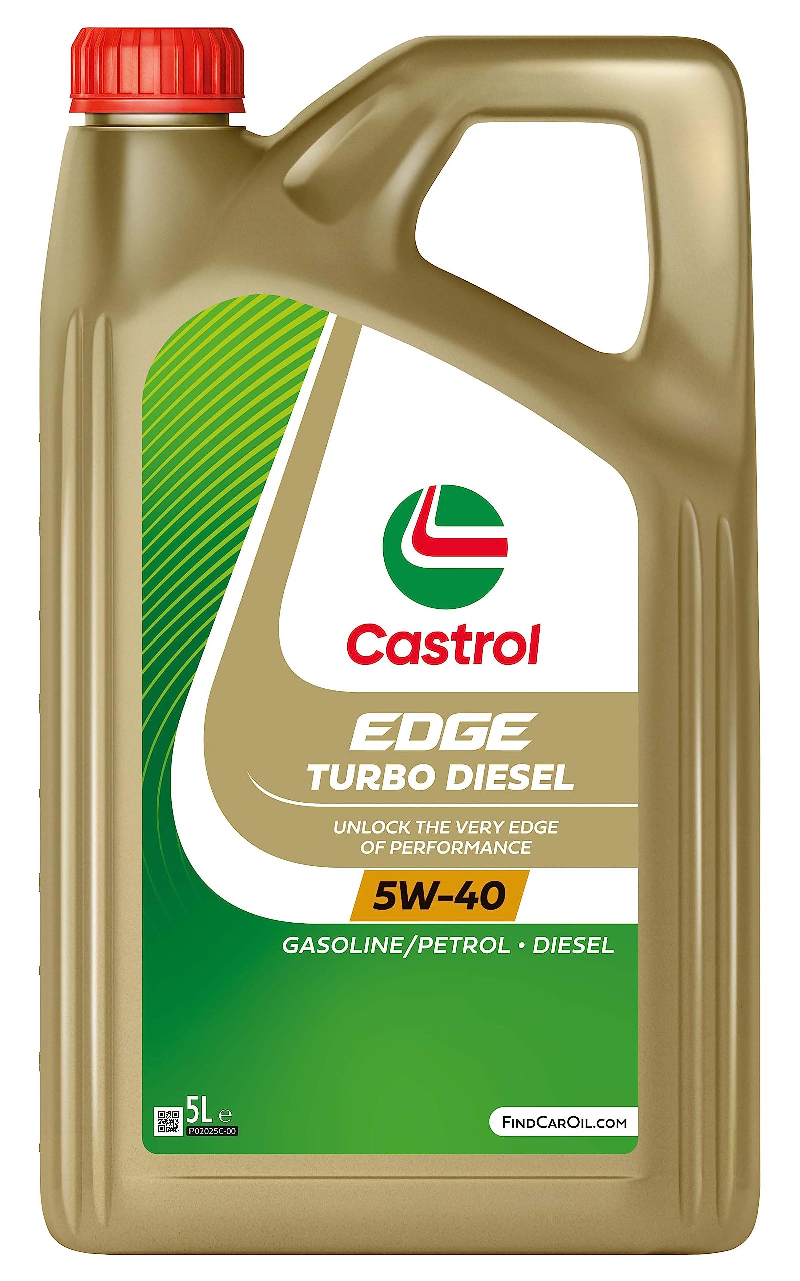 Castrol EDGE TURBO DIESEL 5W-40 Motoröl, 5L Castrol EDGE TURBO DIESEL 5W-40 Motoröl, 5L von Castrol