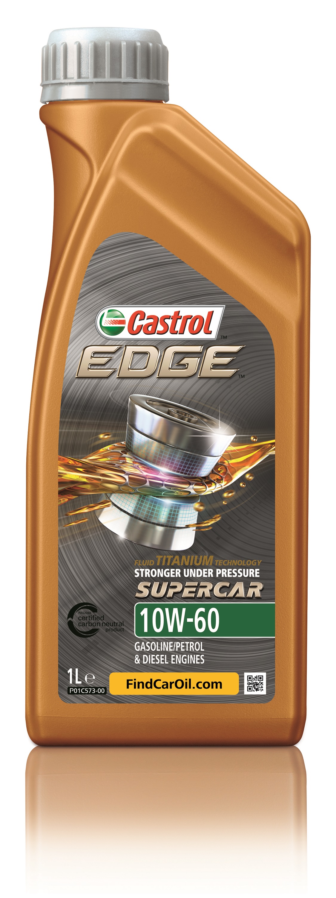Castrol Edge Supercar 10W-60 Motoröl mit Fluid-Titanium, 1 Liter von Castrol