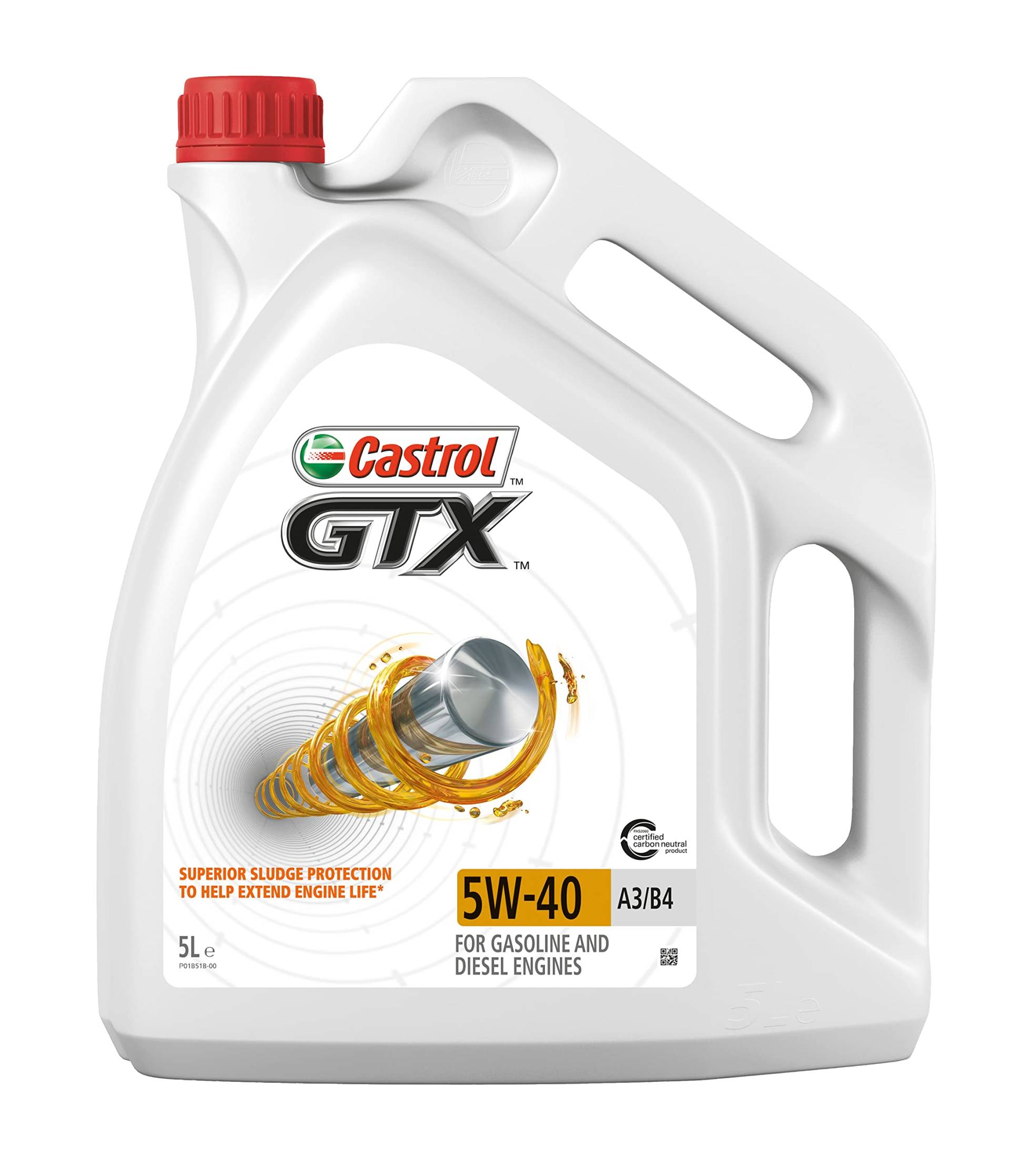 Castrol GTX 5W-40 A3/B4, 5 Liter von Castrol