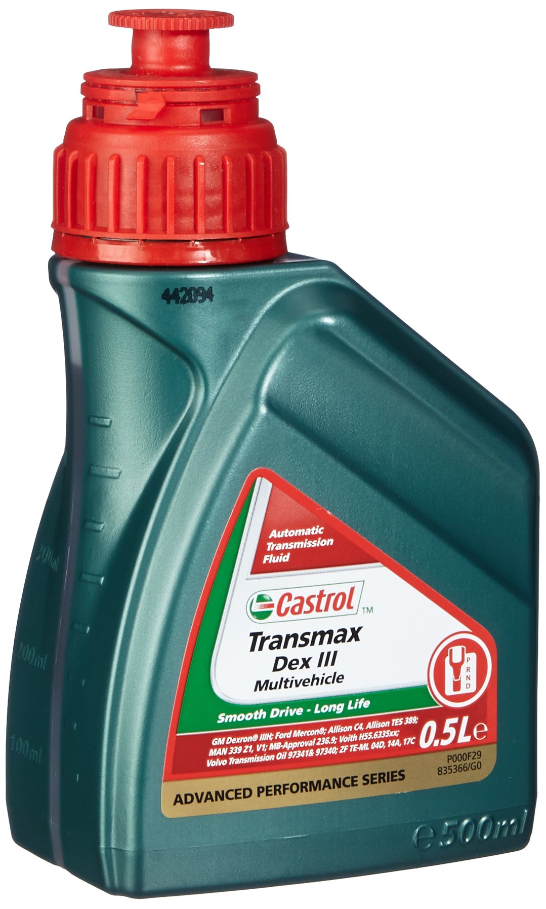 Castrol Getriebeöle Transmax DEX III Multivehicle - 500mL Flasche von Castrol