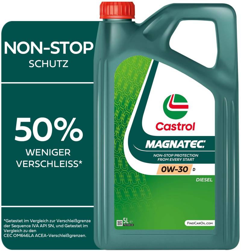 Castrol MAGNATEC 0W-30 D Motoröl, 5L von Castrol