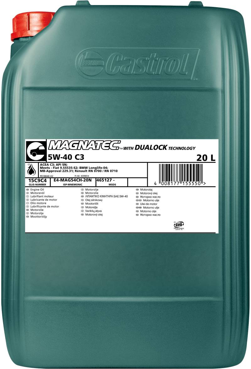 Castrol MAGNATEC 5W-40 C3 Motoröl, 20L von Castrol