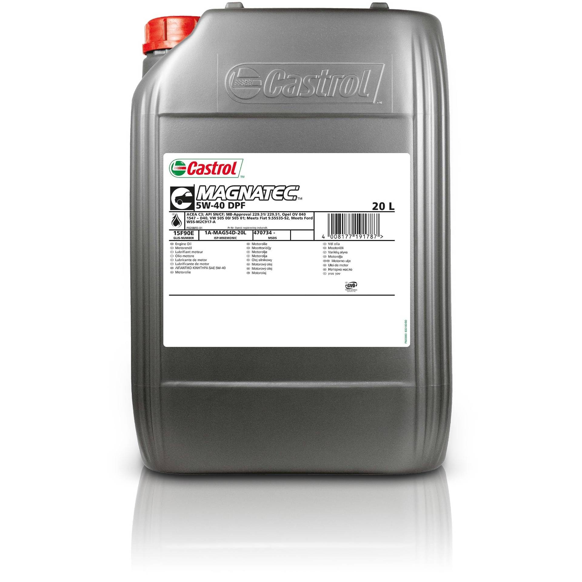 Magnatec 5W-40 DPF, 20L 1A Magnatec 5W-40 DPF, 20L 1A von Castrol