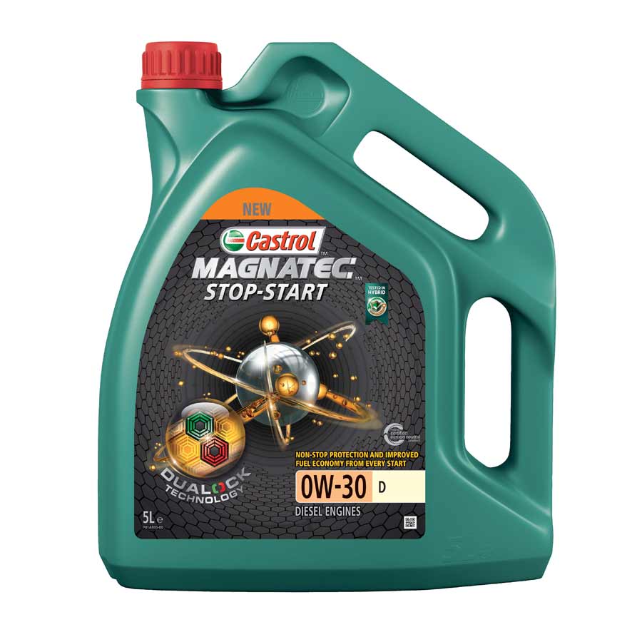 Castrol Magnatec Stop-Start 0W-30 D Motoröl, 5 Liter von Castrol