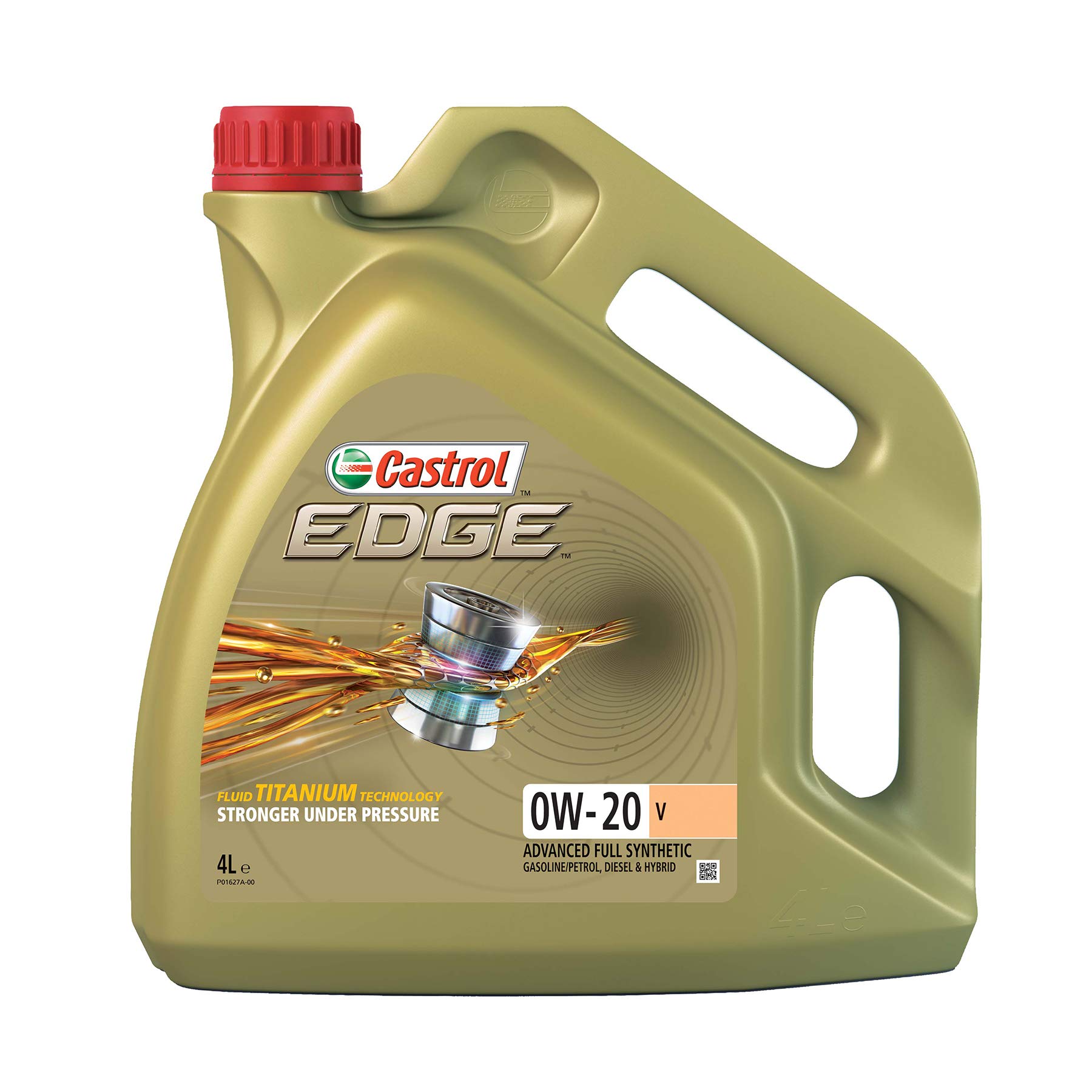 Castrol Motoröl Edge Titanium 0W-20 V Motorenöl Motor Oil Engine 15B78E 4L von CASTROL