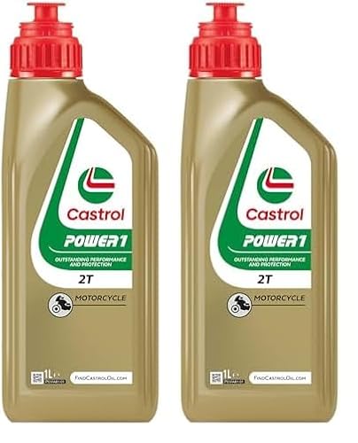 Castrol POWER1 2T, 1 Liter (Packung mit 2) von Castrol