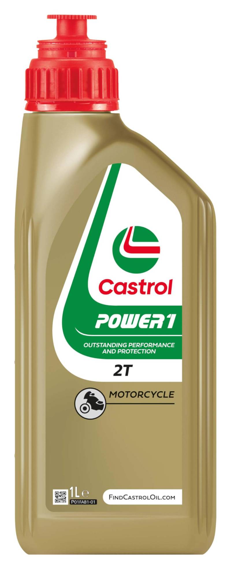 Castrol POWER1 2T Motoröl, 1L - Zweitaktöl für Motorräder von Castrol