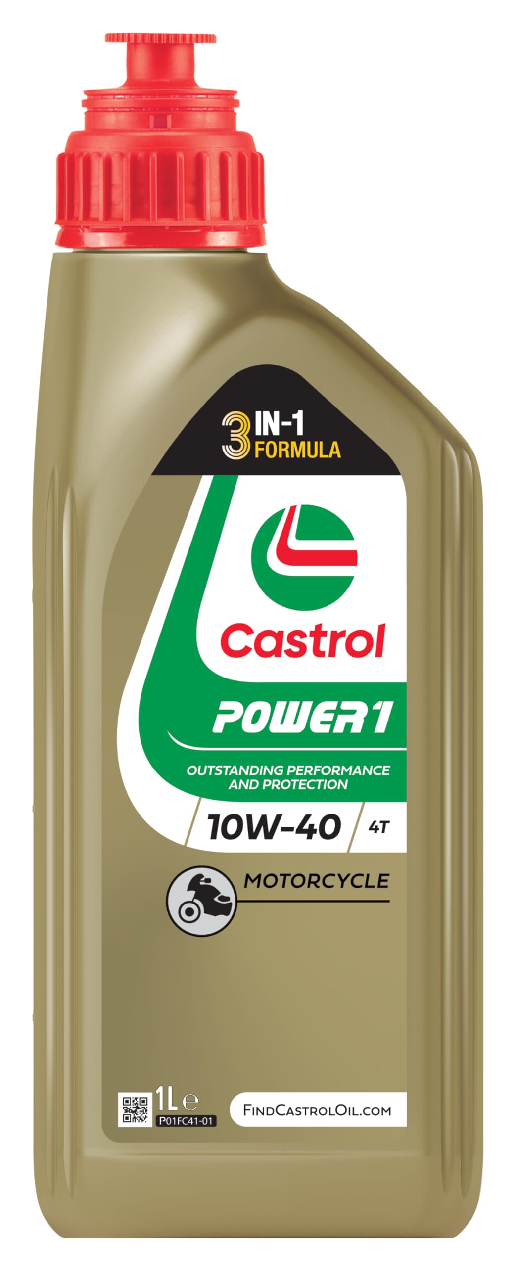 Castrol POWER1 4T 10W-40 4-Takt Motoröl, 1L von Castrol