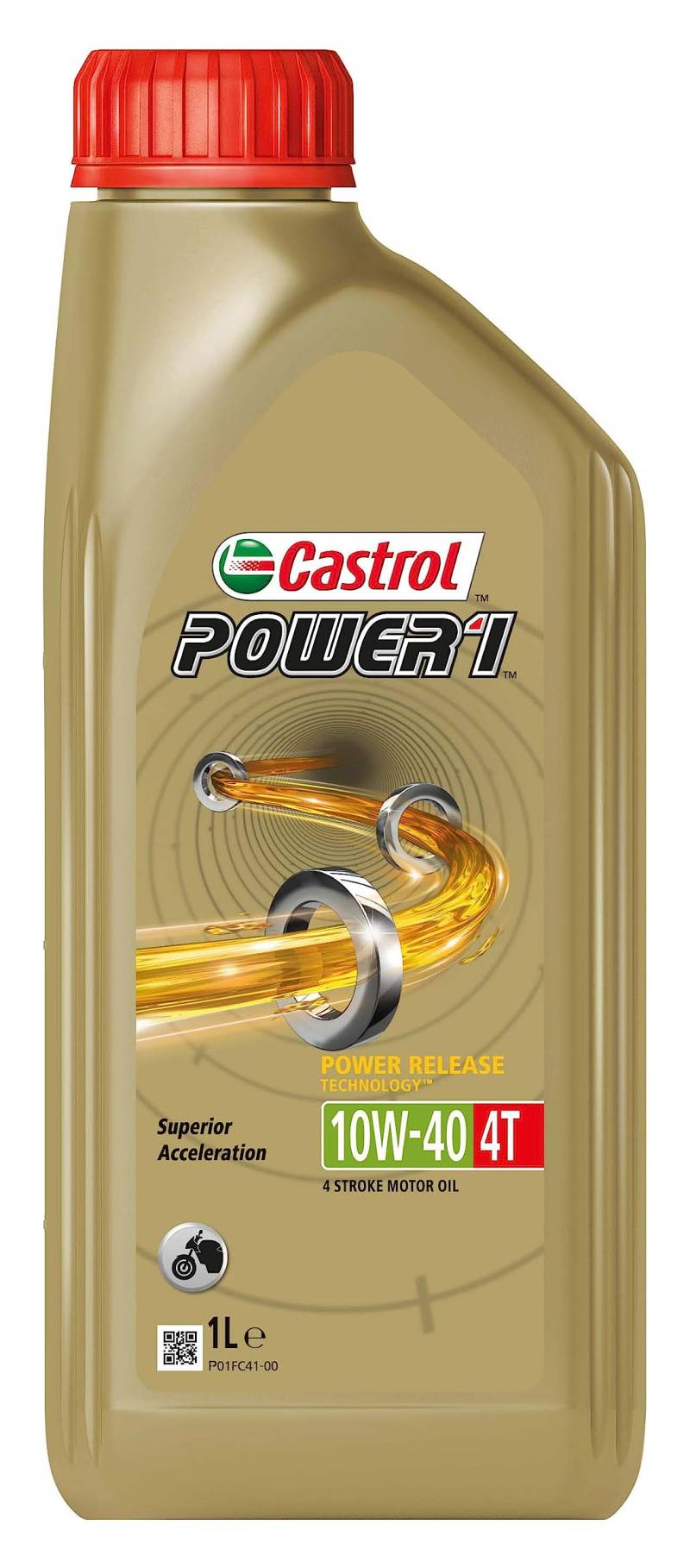 Castrol POWER1 4T 10W-40 4-Takt Motoröl, 1L von Castrol