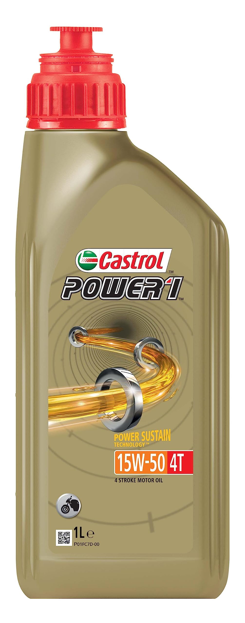 Castrol POWER1 4T 15W-50 4-Takt Motoröl, 1L von Castrol