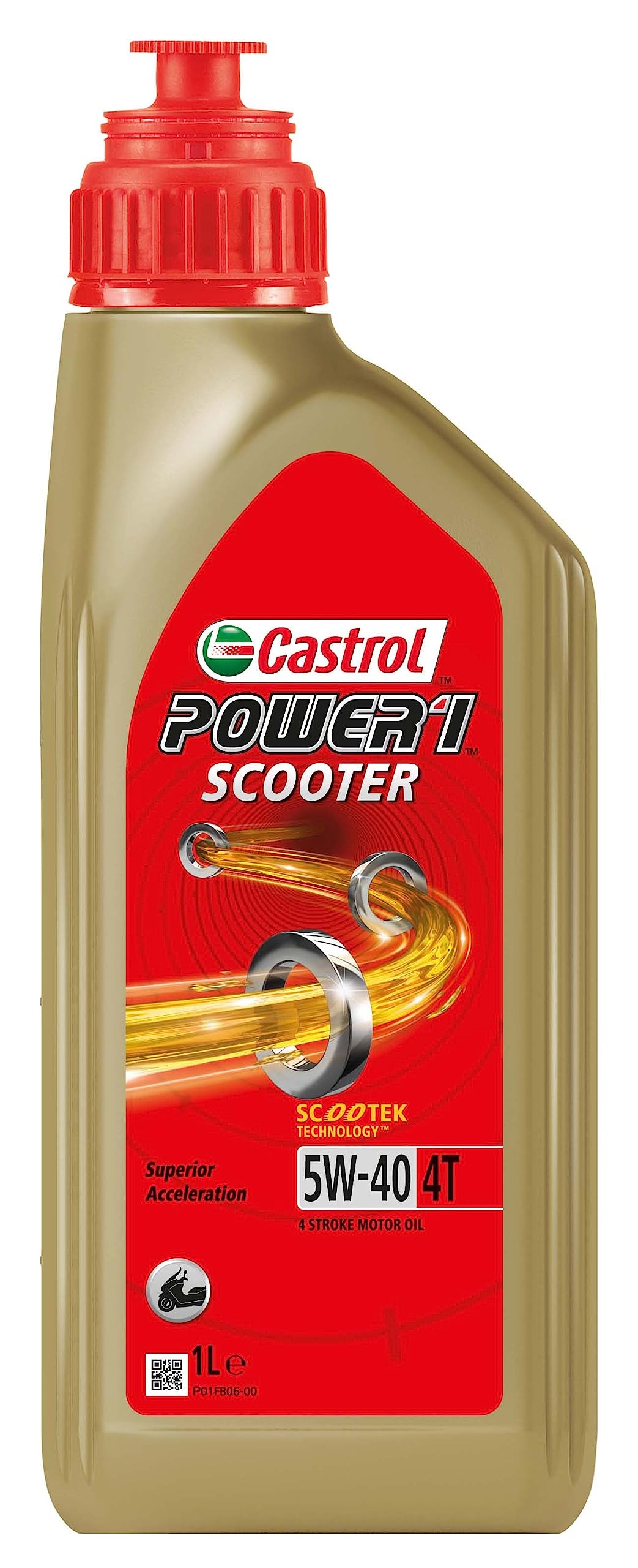 Castrol POWER1 SCOOTER 4T 5W-40 4-Takt Motoröl, 1L von Castrol