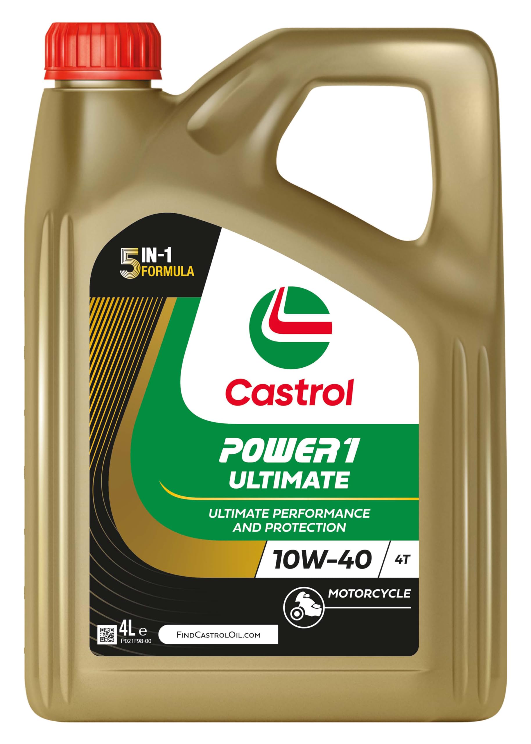 Castrol POWER1 ULTIMATE 4T 10W-40 Motoröl, 4L von Castrol