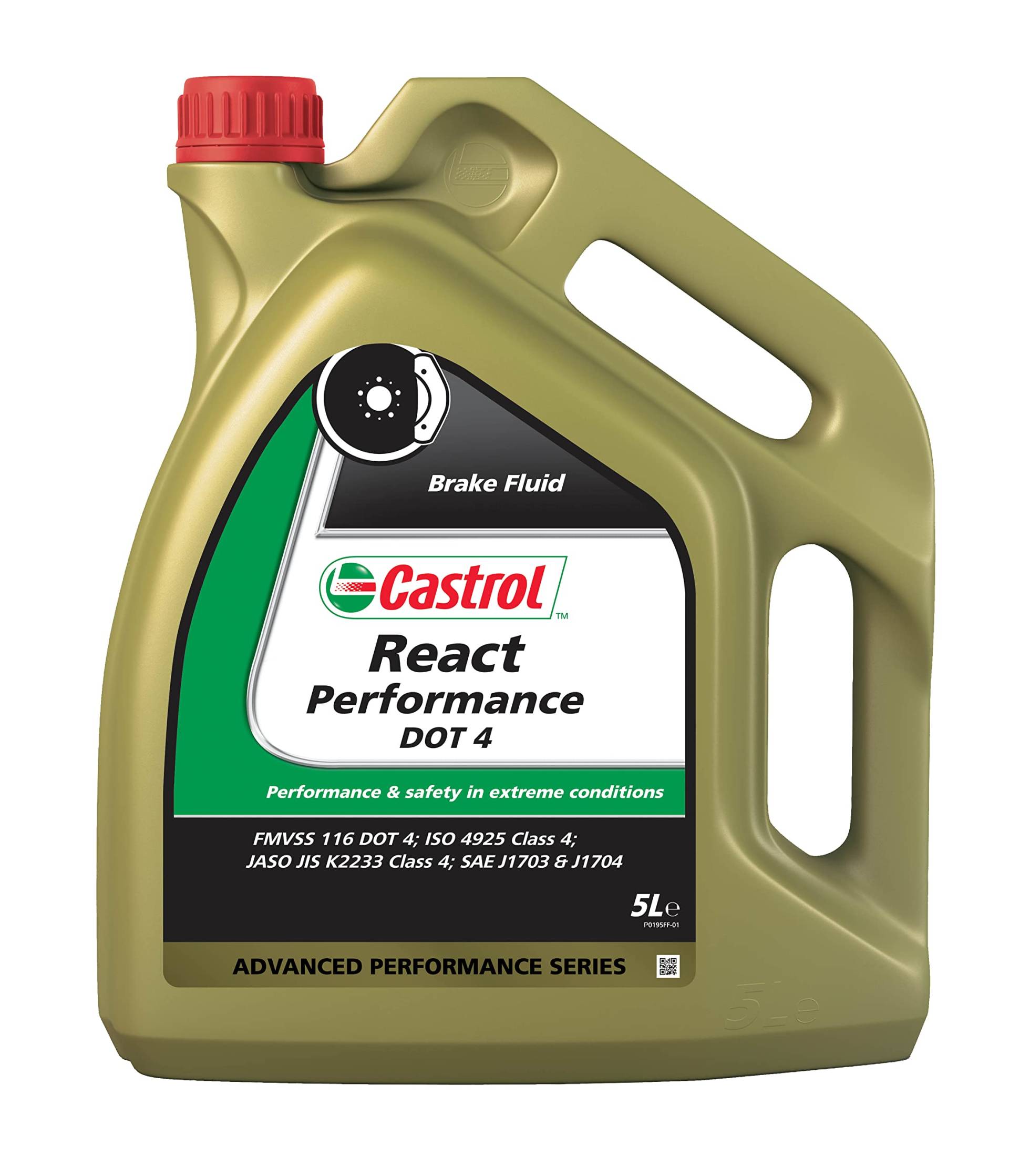 Castrol REACT PERFORMANCE DOT 4, 5 Liter Castrol REACT PERFORMANCE DOT 4, 5 Liter von Castrol