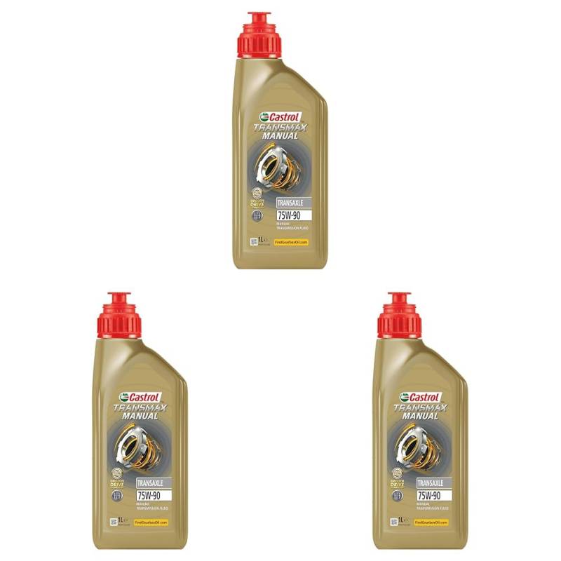 Castrol TRANSMAX Manual Transaxle 75W-90 Getriebeöl, 1L (Packung mit 3) von Castrol