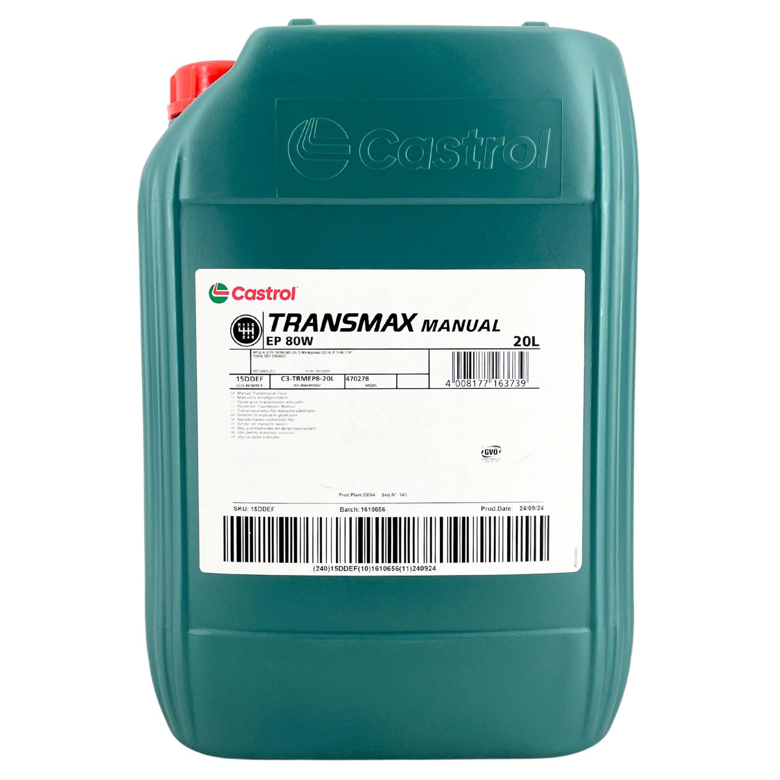 Castrol Transmax Manual EP 80W, 20L C3 von Castrol