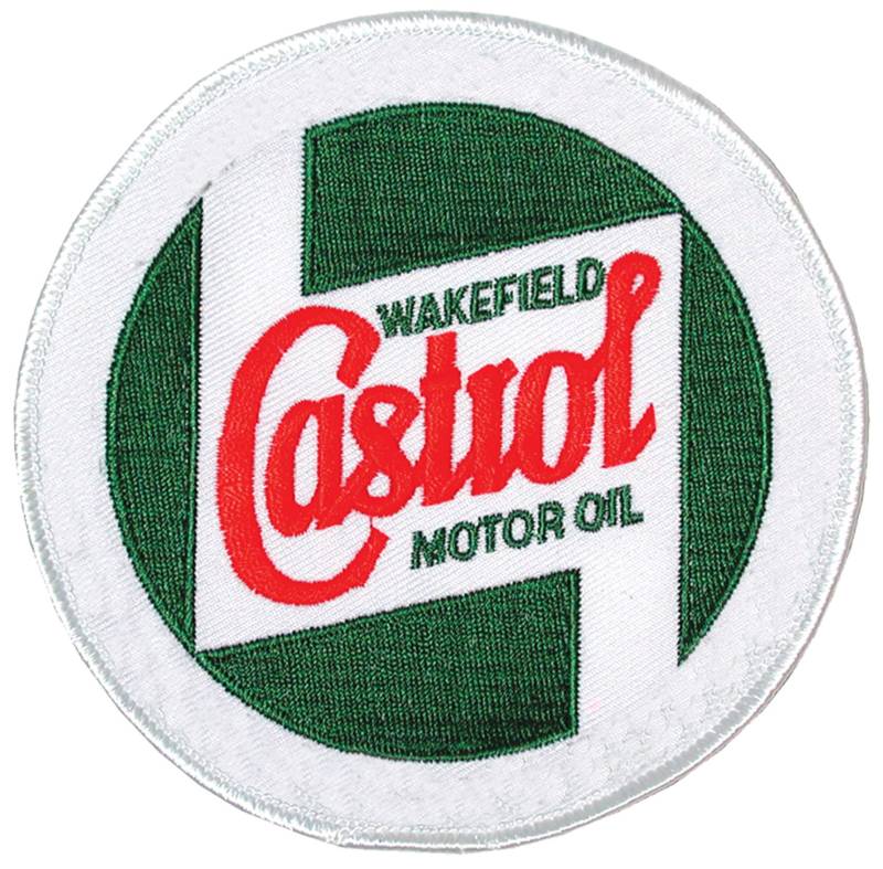 Classic Castrol STR657 Besticktes Sponsoren-Abzeichen zum Aufnähen von Classic Castrol