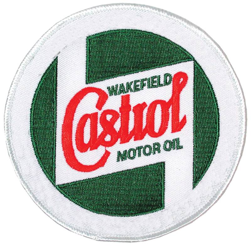 Castrol str657 Bestickt Sponsoren Aufnäher Aufbügler von Castrol