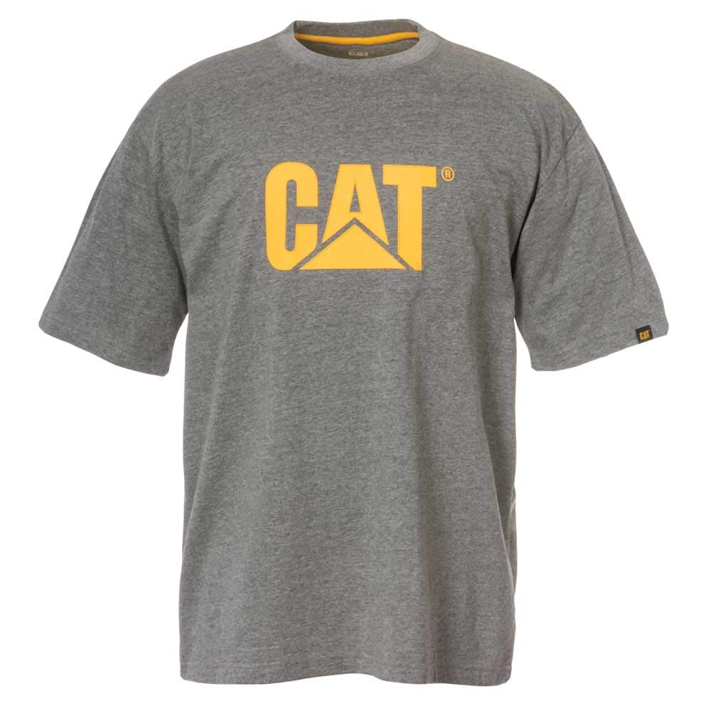 Caterpillar Cat T-Shirt, TM Logo, Grau, Größe : L von Caterpillar