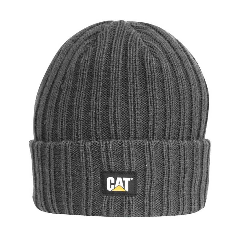 Caterpillar Herren Rib Watch Cap Cat Strickm tze Grob, Graphit, Einheitsgröße EU von Caterpillar