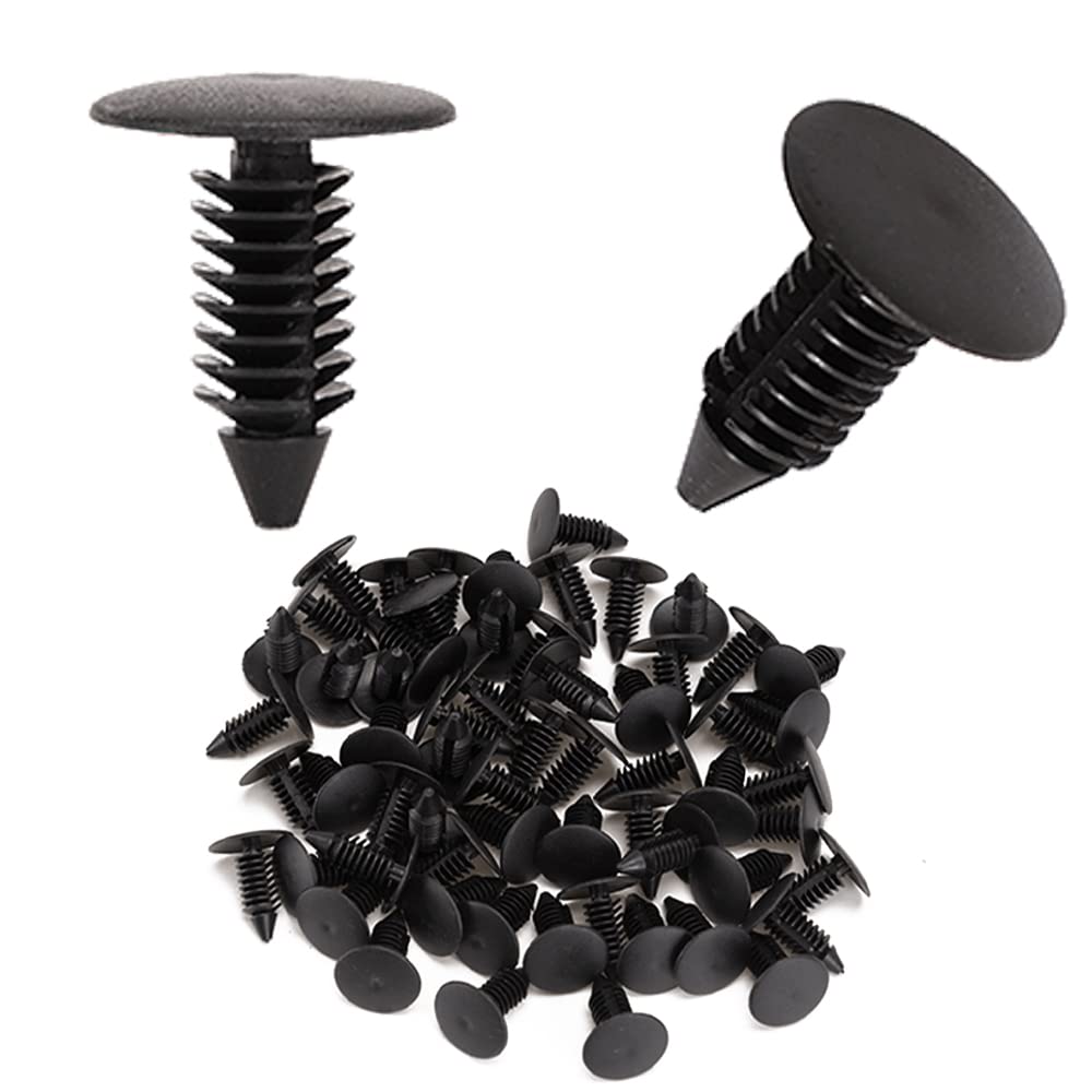 100 Stück Auto-Halterungsclips Universal Tannenbaum Verkleidung Clip Schwarz Auto Karosserie Verkleidung Clips 7,5 mm Loch Auto Türverkleidung Stoßstange Nieten für Auto Panel Trim Wartung 100 Stück Auto-Halterungsclips Universal Tannenbaum Verkleidung Clip Schwarz Auto Karosserie Verkleidung Clips 7,5 mm Loch Auto Türverkleidung Stoßstange Nieten für Auto Panel Trim Wartung von CaurGCHer