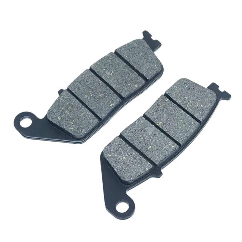 Kompatibel mit Nv400 DC Bikes Motorcycle Brake Pad und Heckbremsschuh -Kit -Set Nv400DC NC40 Slasher 2000 2001 2002 Modelle(Front Brake Pads) von CbErFVK