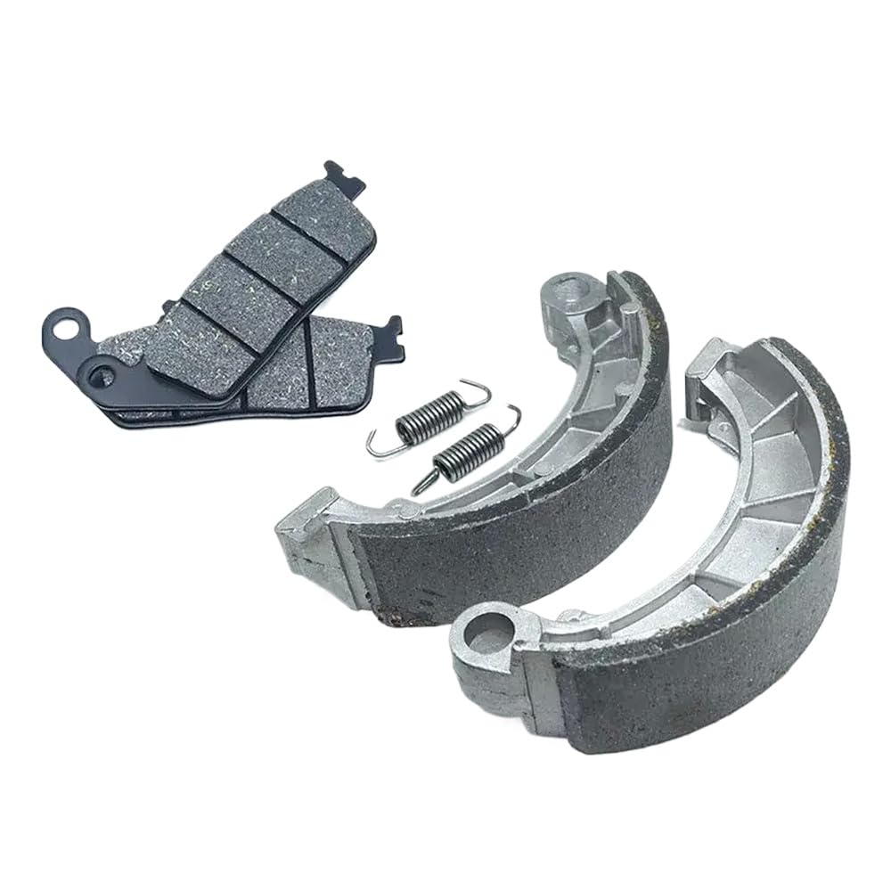 Kompatibel mit Nv400 DC Bikes Motorcycle Brake Pad und Heckbremsschuh -Kit -Set Nv400DC NC40 Slasher 2000 2001 2002 Modelle(Front Rear Set) von CbErFVK