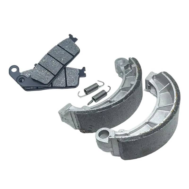 Kompatibel mit Nv400 DC Bikes Motorcycle Brake Pad und Heckbremsschuh -Kit -Set Nv400DC NC40 Slasher 2000 2001 2002 Modelle(Front Rear Set) von CbErFVK