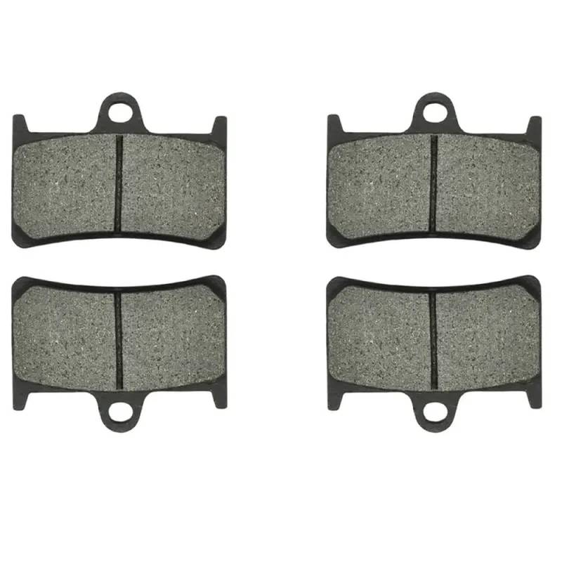 Kompatibel mit YZF600 R R6 1999 2000 2001 2002 YZF1000 R1 2002 2003 Modelle vorne und hintere Bremsbeläge(2 Pairs Front) von CbErFVK