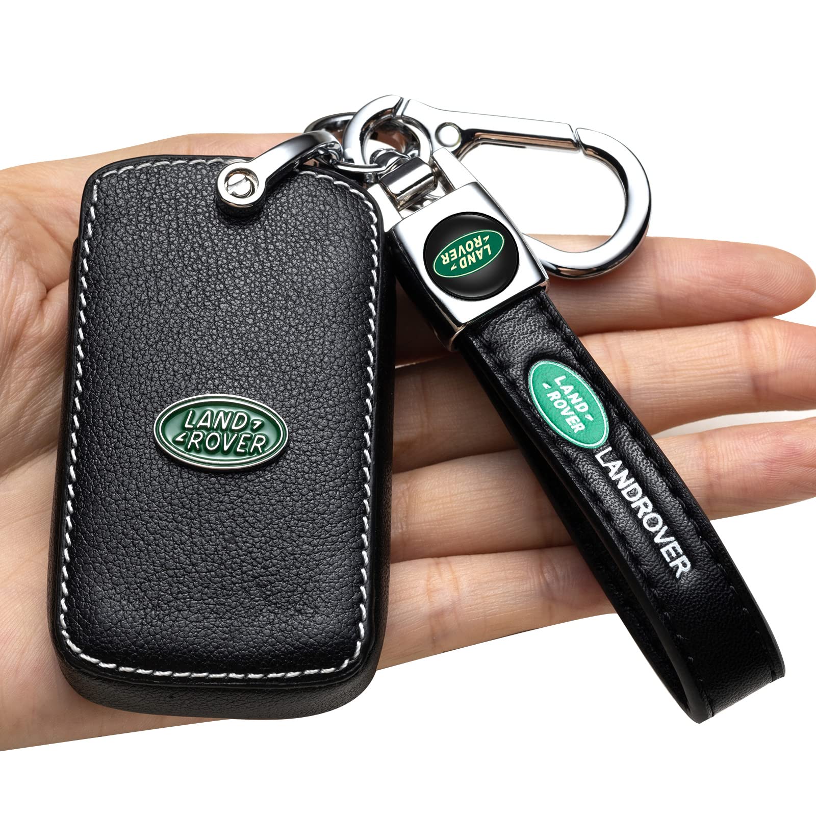Ersatz-Schlüsselhülle mit Schlüsselanhänger, passend für Land Rover Evoque Velar Sport Discovery Freelander2 LR4 Land Rover Sport und XF XJ XE F-PACE F-Type Auto alle Modelle Keyless Entry Ersatz-Schlüsselhülle mit Schlüsselanhänger, passend für Land Rover Evoque Velar Sport Discovery Freelander2 LR4 Land Rover Sport und XF XJ XE F-PACE F-Type Auto alle Modelle Keyless Entry von Cchenyingihuu