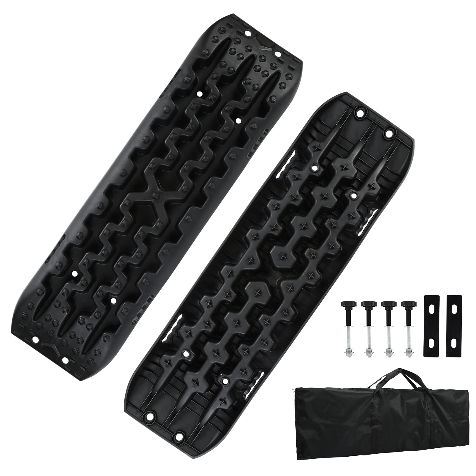 Cecaylie Anfahrhilfe mit Aufbewahrungstasche und Installationstool,Sand/Schlamm/Schnee Recovery Board Offroad Tracks,10T Last,Reifenleiter für PKW LKW Geländewagen Wohnmobil Cecaylie Anfahrhilfe mit Aufbewahrungstasche und Installationstool,Sand/Schlamm/Schnee Recovery Board Offroad Tracks,10T Last,Reifenleiter für PKW LKW Geländewagen Wohnmobil von Cecaylie