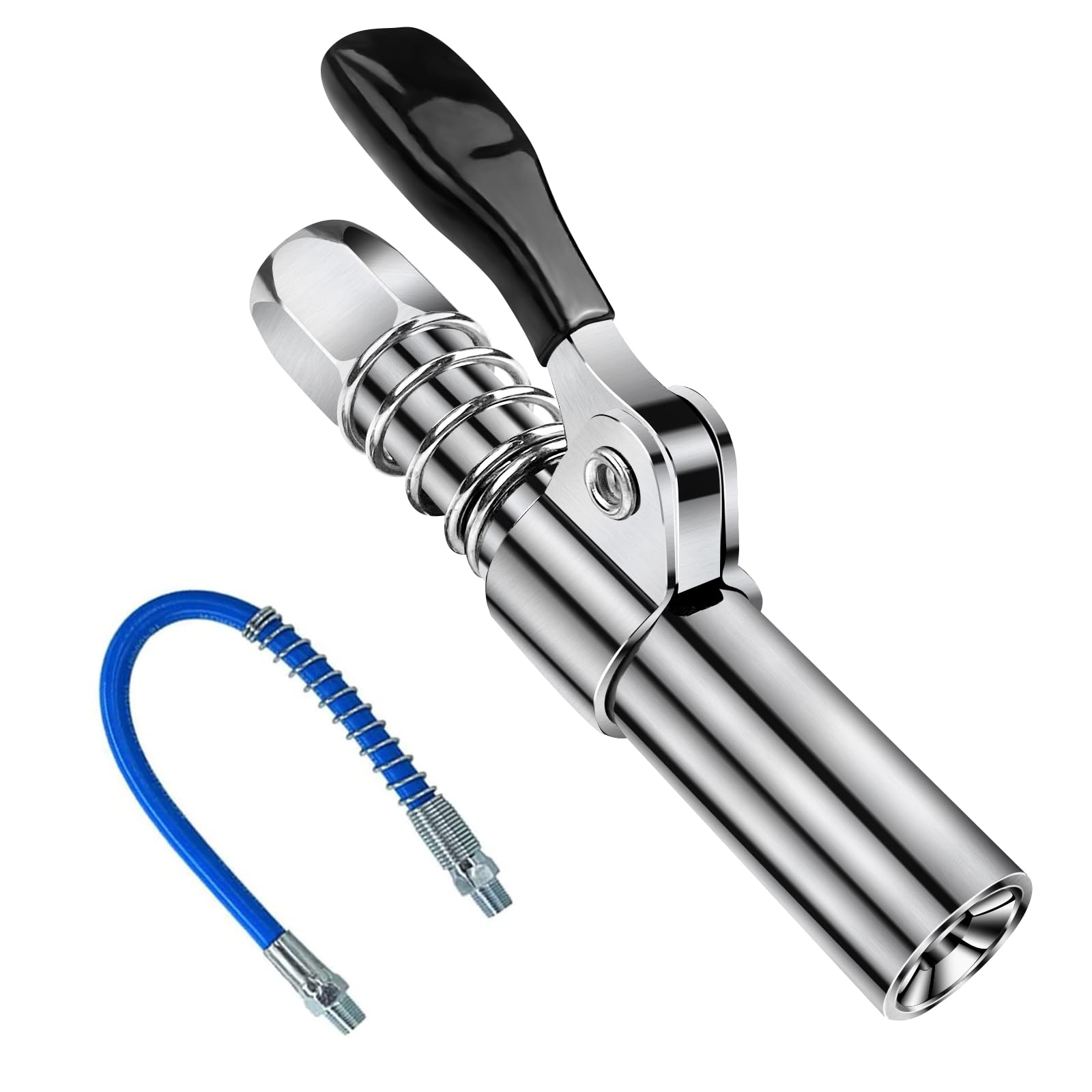 Ceisazira Fettpresse für Schmiernippel, Fettpresse Mundstück mit 30cm Schlauch, G Coupler für Fettpressen, Fettpistole Set Universal, Schmierpistole Kupplung für alle Arten von Fettpressen Ceisazira Fettpresse für Schmiernippel, Fettpresse Mundstück mit 30cm Schlauch, G Coupler für Fettpressen, Fettpistole Set Universal, Schmierpistole Kupplung für alle Arten von Fettpressen von Ceisazira
