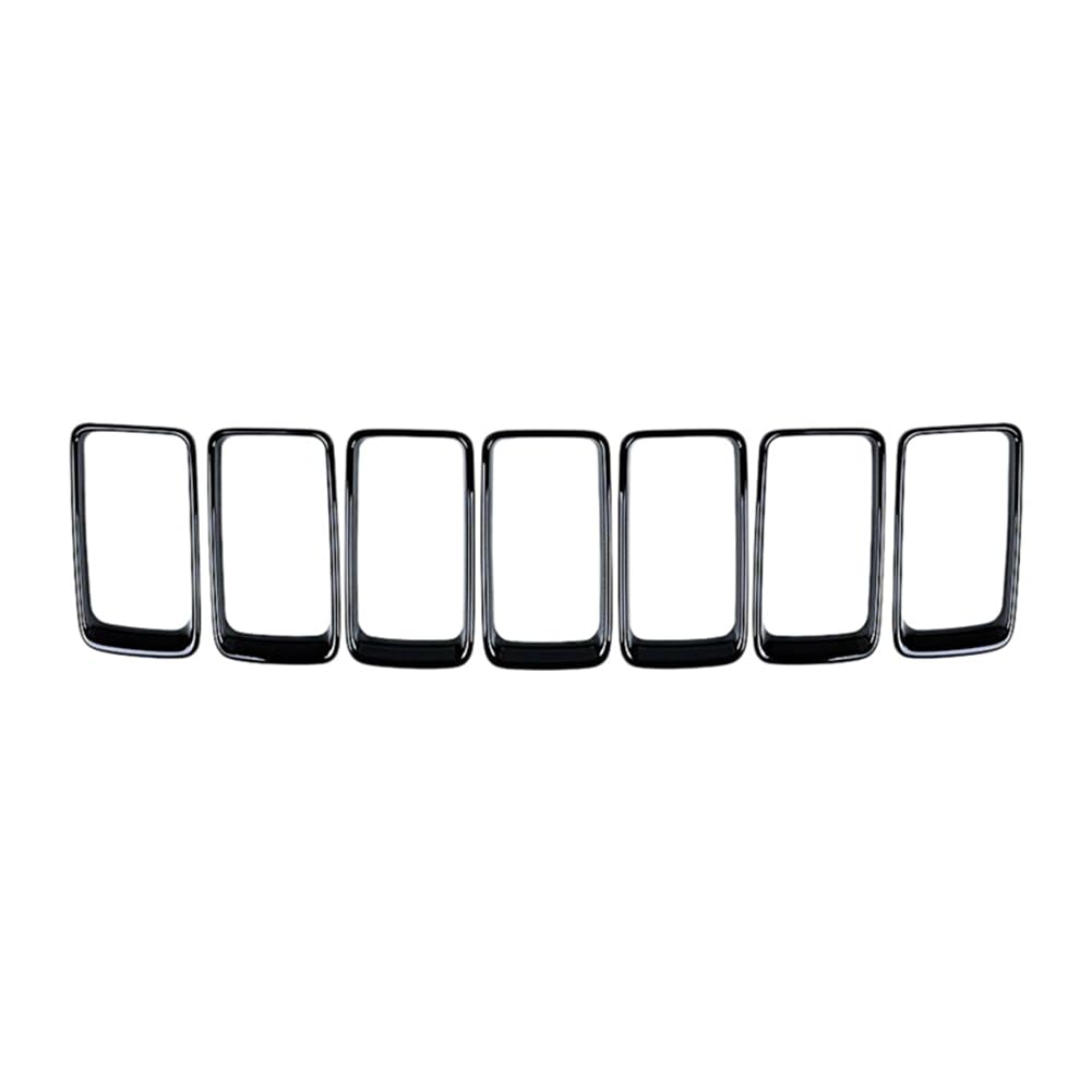 Celabie 7 StüCke Schwarz GläNzend Grill Ring KüHler Grill EinsäTze Blenden Kit für Grand 2014-2016 Celabie 7 StüCke Schwarz GläNzend Grill Ring KüHler Grill EinsäTze Blenden Kit für Grand 2014-2016 von Celabie
