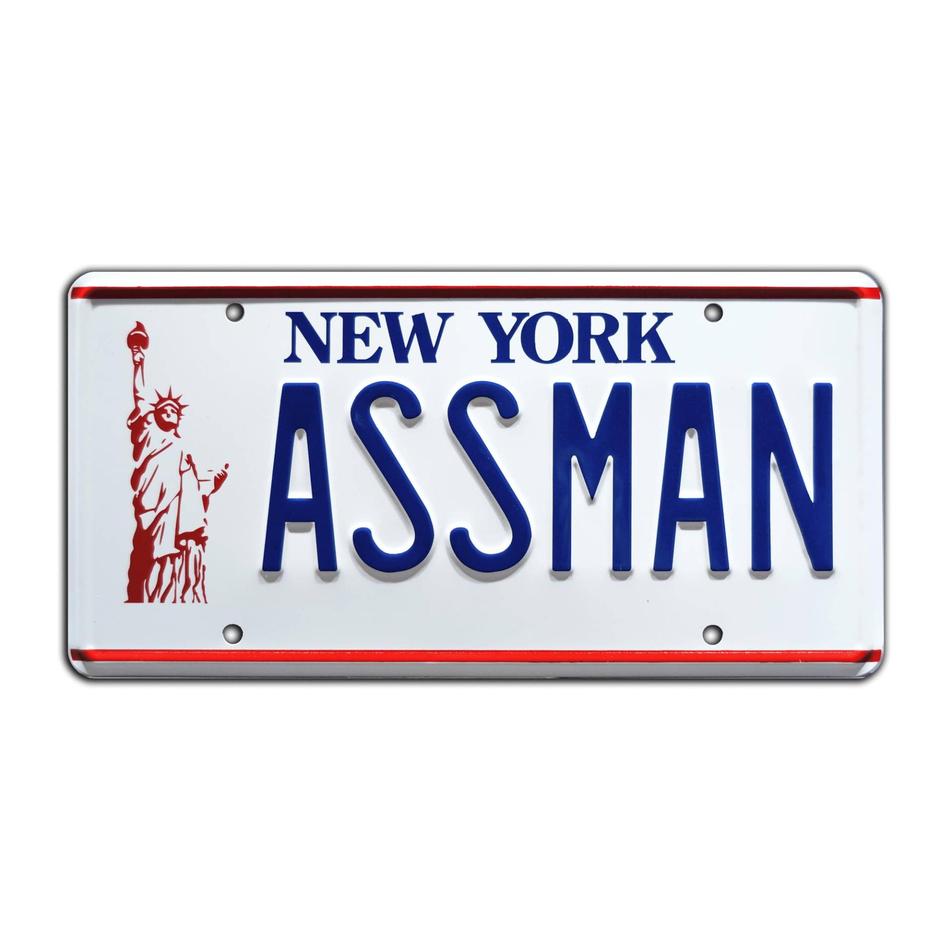 Cosmo Kramer | Assman | Metal Stamped License Plate von Celebrity Machines
