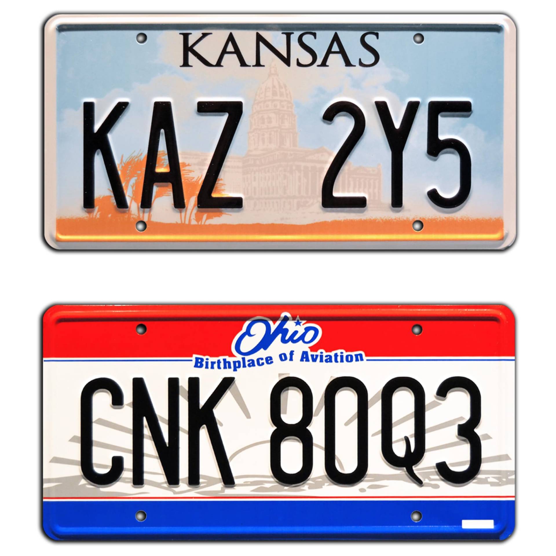 Winchester Impala | Kaz 2Y5 + CNK 80Q3 | Metal Stamped License Plates von Celebrity Machines