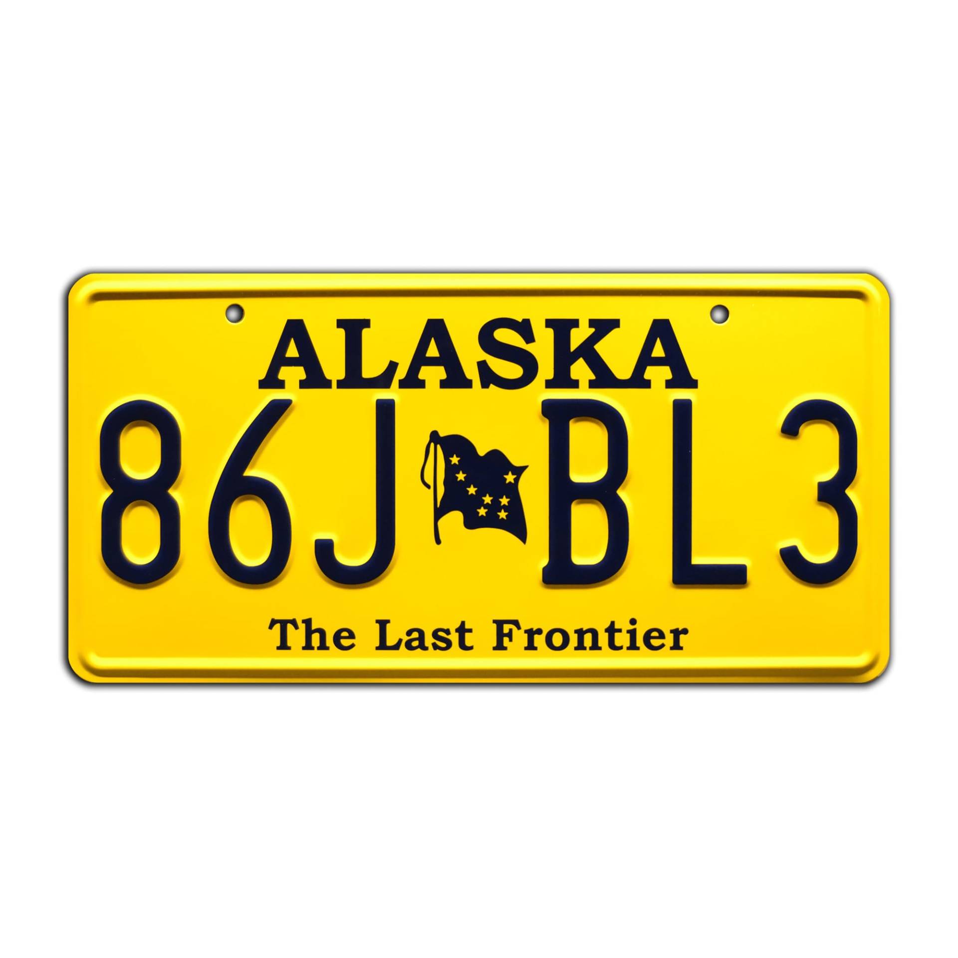 EL Camino | 86J BL3 | Metal Stamped License Plate von Celebrity Machines