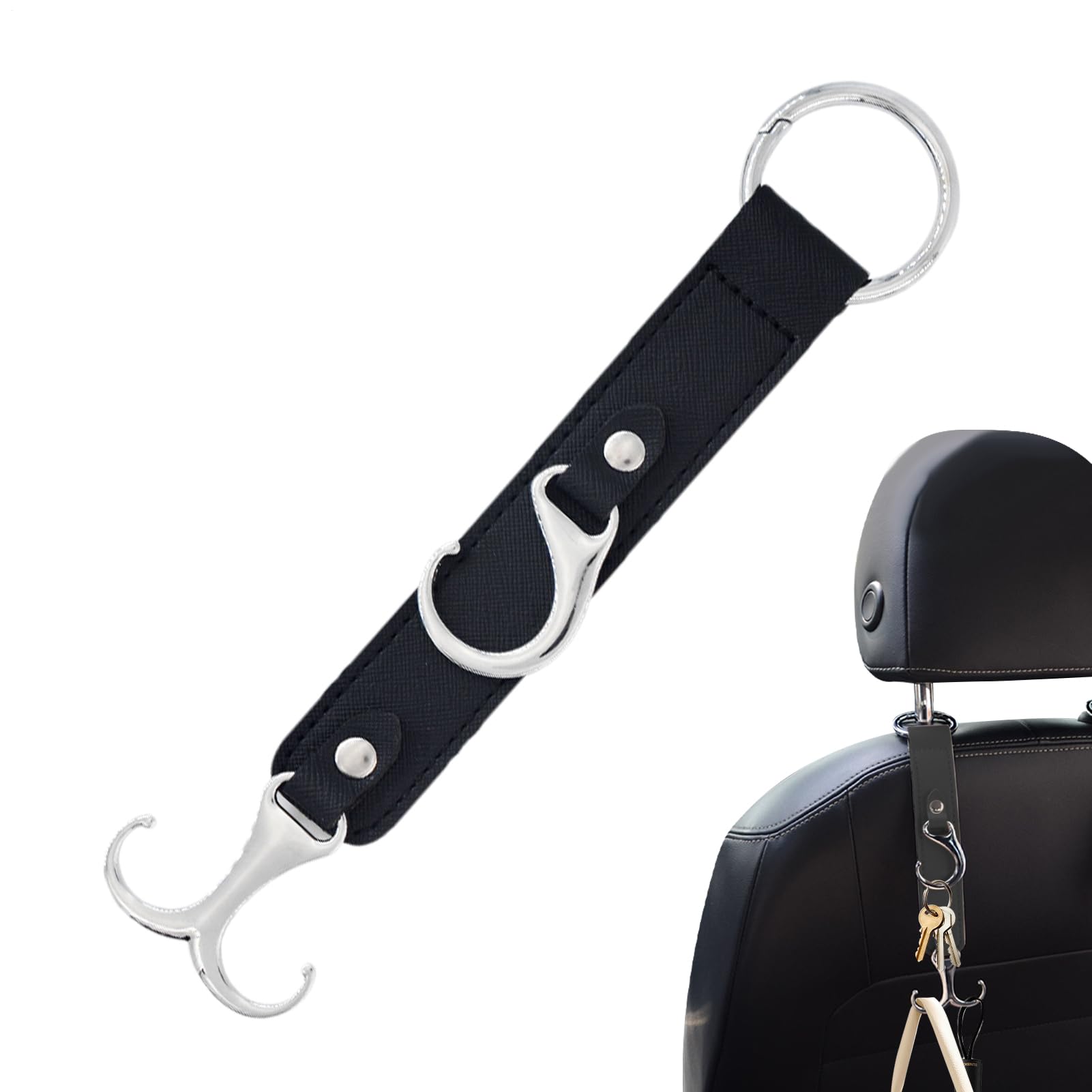 Celuicion Autositz Kopfstützenhaken | Autokopfstützen Aufhänger | Stauraum-Organizer für Einkaufstaschen, Jacken, Handtaschen & Regenschirme im Fahrzeuginnenraum Celuicion Autositz Kopfstützenhaken | Autokopfstützen Aufhänger | Stauraum-Organizer für Einkaufstaschen, Jacken, Handtaschen & Regenschirme im Fahrzeuginnenraum von Celuicion