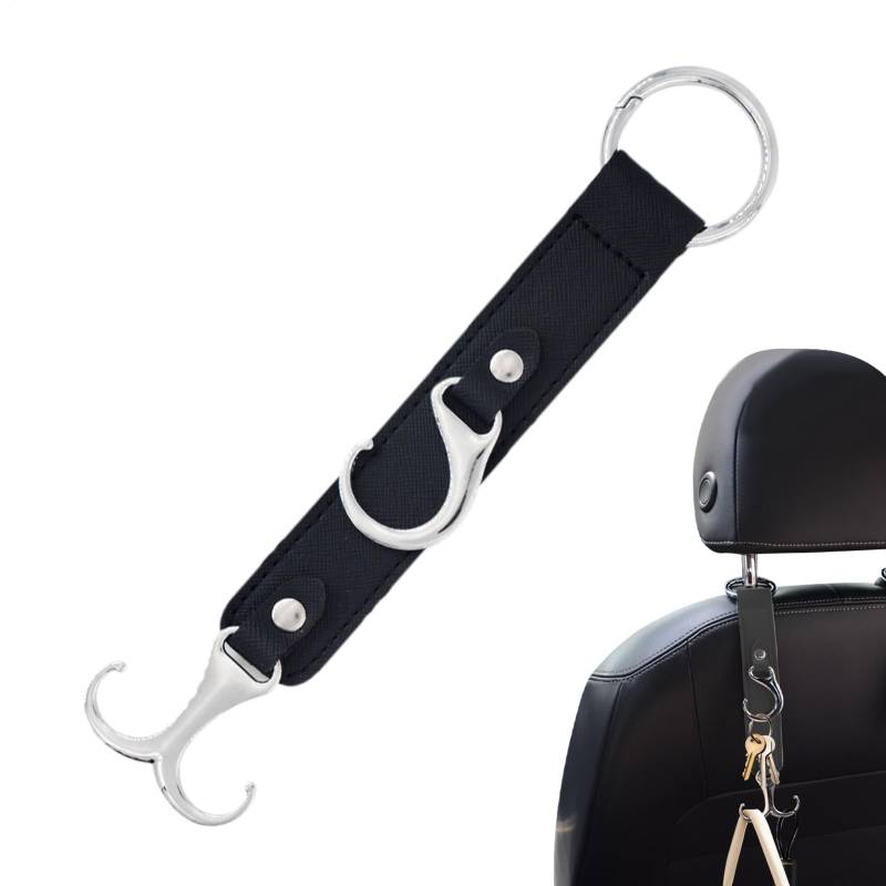 Celuicion Autositz Kopfstützenhaken | Autokopfstützen Aufhänger | Stauraum-Organizer für Einkaufstaschen, Jacken, Handtaschen & Regenschirme im Fahrzeuginnenraum von Celuicion